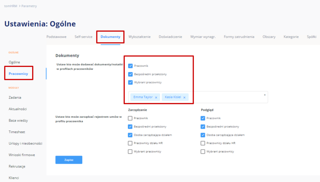 Dokumenty Tomhrm Centrum Pomocy Online Tomhrm System Hr 3252